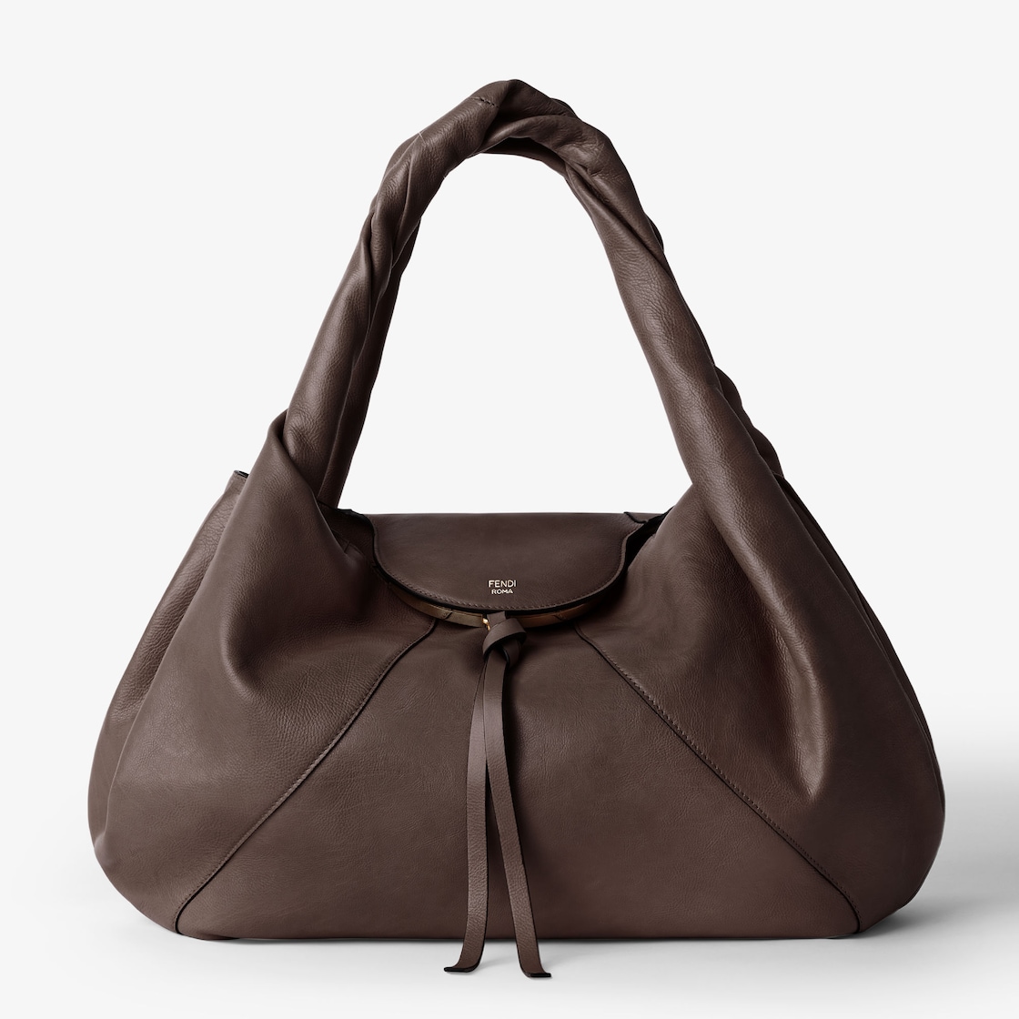 FENDI Spy Dark brown leather bag - Image 1